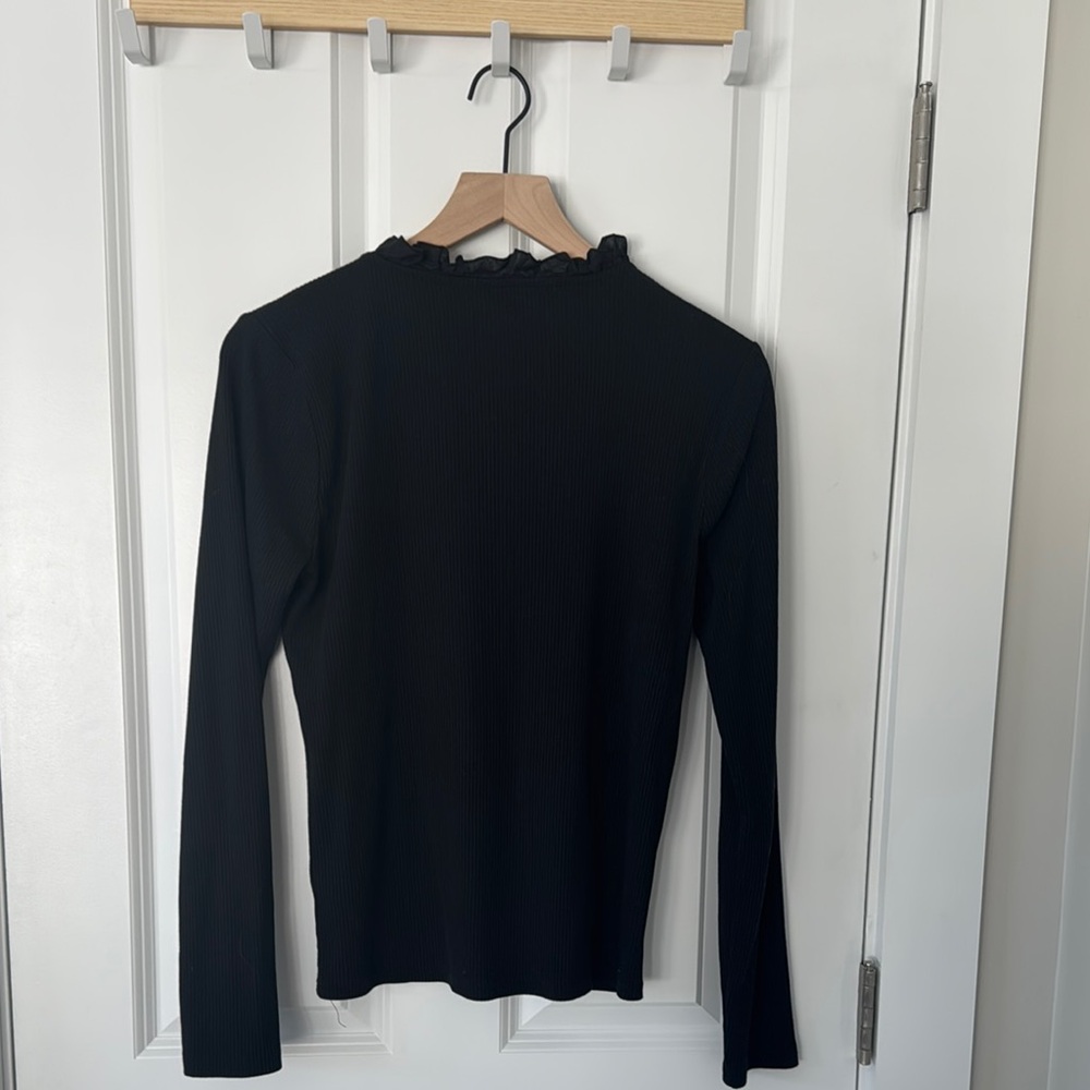 J.Crew Ruffle Henley - Picture 3 of 3